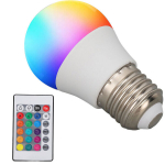 RGBW LED-pirn E27 5W puldiga, 1 tk.