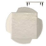 Costway 16-osaline aiateede astmete komplekt, 39,5 x 39,5 cm, beež