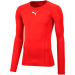 Puma Liga Baselayer Tee LS meeste s&auml;rk, punane 655920 01, M