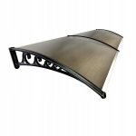 Uksekate Metal-gum, 200x100 cm, pruun/must