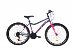 M&auml;gijalgratas Capriolo Diavolo 600, 26", hall/roosa