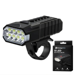 Jalgratta esituli 8 LED ja USB laadimisega, 4 režiimi, PrimePick