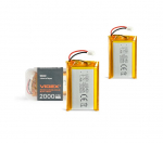 Laetav aku Videx Li-pol 2000mAh, VLF-B103450-20, 2 tk.