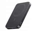 Akupank Magnetiline v&auml;line aku MagGo Slim 10000 mAh koos Qi2 15 W ja USB-C 30 W must, Magnetinė i&scaron;orinė baterija MagGo Slim 10000 mAh su Qi2 15 W ir USB-C 30 W juoda