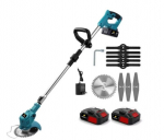 Akutoitel t&ouml;&ouml;tav trimmer Zidpol N-38 kahe 128V aku ja lisatarvikutega.