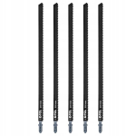 Drel Hcs saekomplekt 225mm puidule ja plastikule, 5 tk.