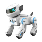Laste robotkoer &ndash; nutikas interaktiivne robotkutsikas Bluetoothi, puutesensorite, tantsutrikkide ja LED-silmadega &ndash; ideaalne kingitus poistele ja t&uuml;drukutele (valge)