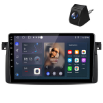 android 9 tolli auto navigatsioonis&uuml;steemi raadio junsunBMW E46 3er 318 320 325 M3 gps navi wifi bt fm carplay swc