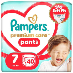 Pampers Premium Care P&uuml;ksm&auml;hkmed, suurus 7, 40 tk.