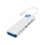 USB-C jaotur Hyper HyperDrive Flex HD4103BUGL Dual 4K HDMI, 9 porti, Power Delivery