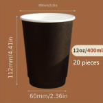 Tassid, 340 ml, 400 ml juodas puodelis + daugiafunkcis dangtelis 30 vnt