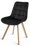 2-osaline s&ouml;&ouml;gitoolide komplekt Soria, 86x43x42 cm, must