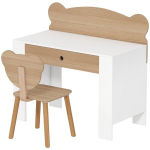 Laste kirjutuslaud tooliga, sahtel, 80x41 cm, 1 tk