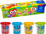 Astra Frutolina plastiliin, 4 v&auml;rvi x 100g, puuviljal&otilde;hnad