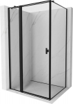 Mexen Mist T hinged du&scaron;inurk vasak 105 x 75 cm, must raam, must - 8A4T-105-075-70-70-L