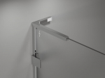 Mexen Lunar L Duo p&ouml;&ouml;ratav du&scaron;ikabiin parem 115 x 75 cm, l&auml;bipaistev, kroom - 834L-115P-075L-01-00
