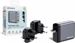 Verbatim Gan Gnc-140 laadija: 3xusb-c Pd, 1xusb-a Qc