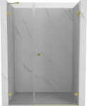 Mexen Lunar-B parema lukuga du&scaron;iuks 110 cm, l&auml;bipaistev, kuldne harjatud - 832S-110-050-55-00-P