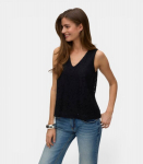 Vero Moda Naiste Topp 10330053*01, must 5715723948502