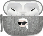 Karl Lagerfeldi &uuml;mbris "monogramm Karl Head" Apple Airpods 4 jaoks