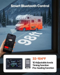 Kaasaskantav diisel-&otilde;hkk&uuml;tteseade 8kW Bluetooth-juhtimise ja ratastega (566 x 400 x 321 mm)