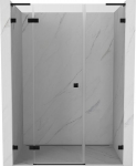 Mexen Lunar L vasakpoolne du&scaron;&scaron;iuks 125 cm, l&auml;bipaistev, must - 834SL-125-050-70-00-L