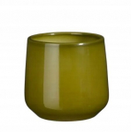 Keraamiline lillepott boho roheline 12 cm 1 tk