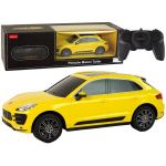 Automobilis R/C Porsche Macan Turbo 1:24 Rastar Geltona