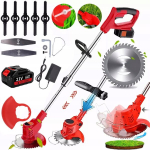 Akutrimmer Zidpol + 2 x 128V akut, laadija ja tarvikud