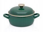 Emailpott Metalac 2,9 l, 20 cm, tumeroheline