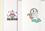 Starpak A4 kaust kummiga "catcorn"