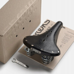 Brooks B66 must nahast vedrudega jalgrattasadul