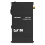 Teltonika juhtmevaba juurdep&auml;&auml;supunkt DAP140 2.4 GHz, 300 Mbit/s, 2 x 10/100 RJ45, PoE, v&auml;line antenn, must