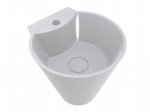 Valamu Miraggio Smart 37x36 cm, valge l&auml;ikiv