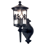 Seinale kinnitatav v&auml;lisvalgusti Elstead Lighting Hereford BL10-BLACK