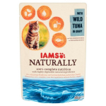 Konserv kassidele metsik tuunikala kastmes Iams Naturally Adult, 85 g