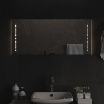 vidaXL vannitoa LED-peegel 90x40 cm
