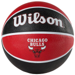 Wilson NBA Team Chicago Bulls Ball, unisex basketball balls , Punane