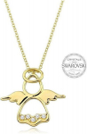 Levien Originaalne kullatud kaelakee Angel, Clear