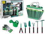 Laste aiakomplekt Gardening Tools, roheline