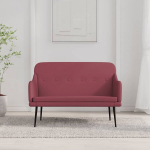 vidaXL pink, veinipunane, 110 x 76 x 80 cm, kangas