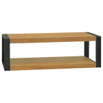 vidaXL seinale kinnitatav vannitoakapp, 110x45x35 cm, tiikpuu