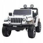Laste elektriauto Hecht Jeep Wrangler Rubicon, valge