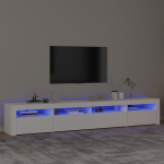 VidaXL telerialus LED-tuledega, valge
