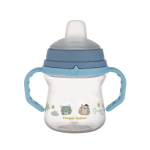 CANPOL Silikoonist nokaga tass FirstCup 150ml BONJOUR sinine