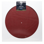 LP vin&uuml;&uuml;lplaadi matt SLIPMAT LEATHER (nahk) Audio Anatomy VINYL SLIPMAT LEATHER RED 1,5 MM