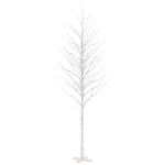 vidaXL LED kasepuu soe valge 672 LEDi 400 cm
