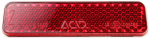 Pagasiruumi helkur ACID Slim Clip, punane