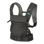 Beebikandur Infantino Flip 4-in-1, muudetav, reguleeritav, ergonoomiline, must