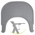 Hauck kandik s&ouml;&ouml;tmistoolile Alpha Click Tray, GreyNew